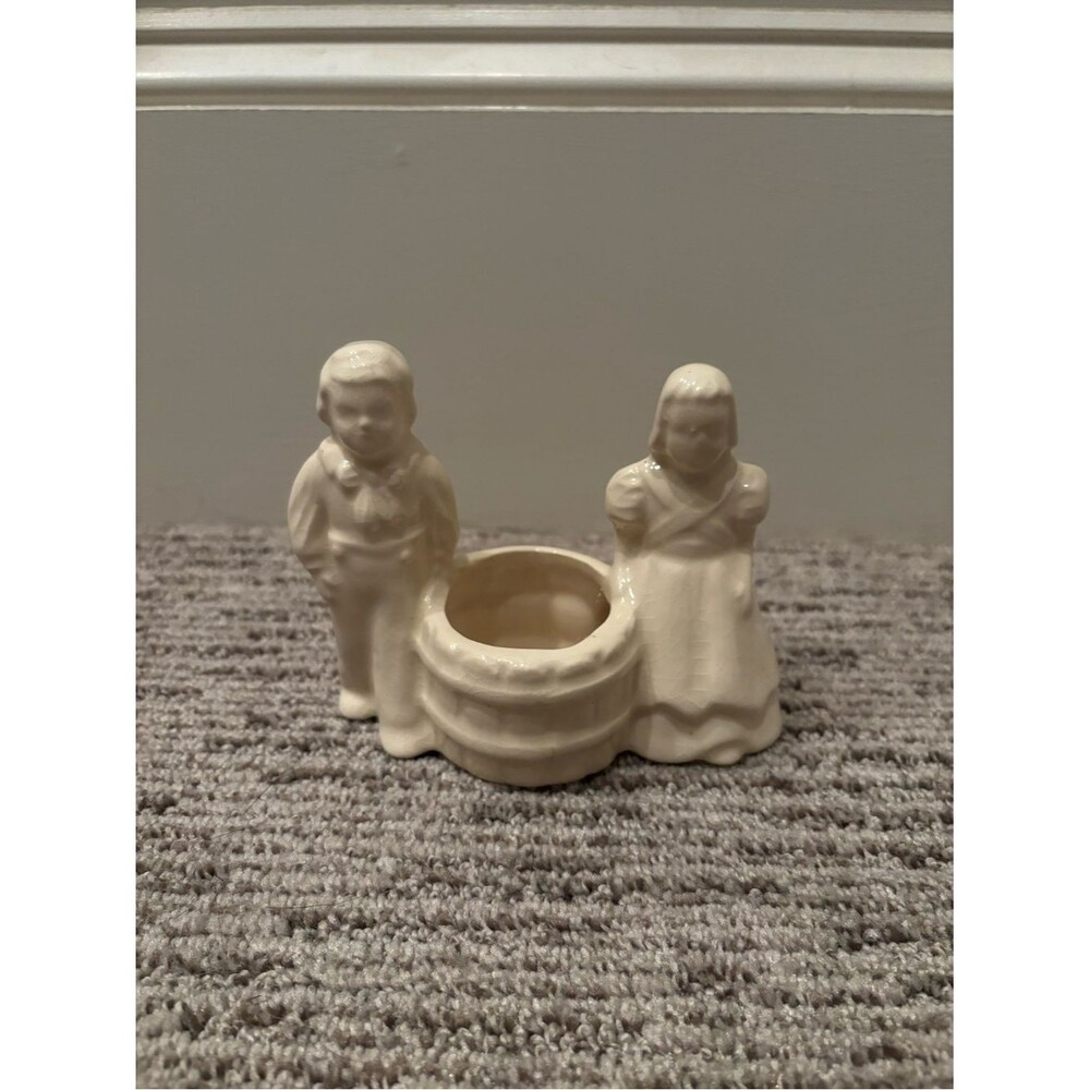 Jack and Jill Vintage Ceramic Planter